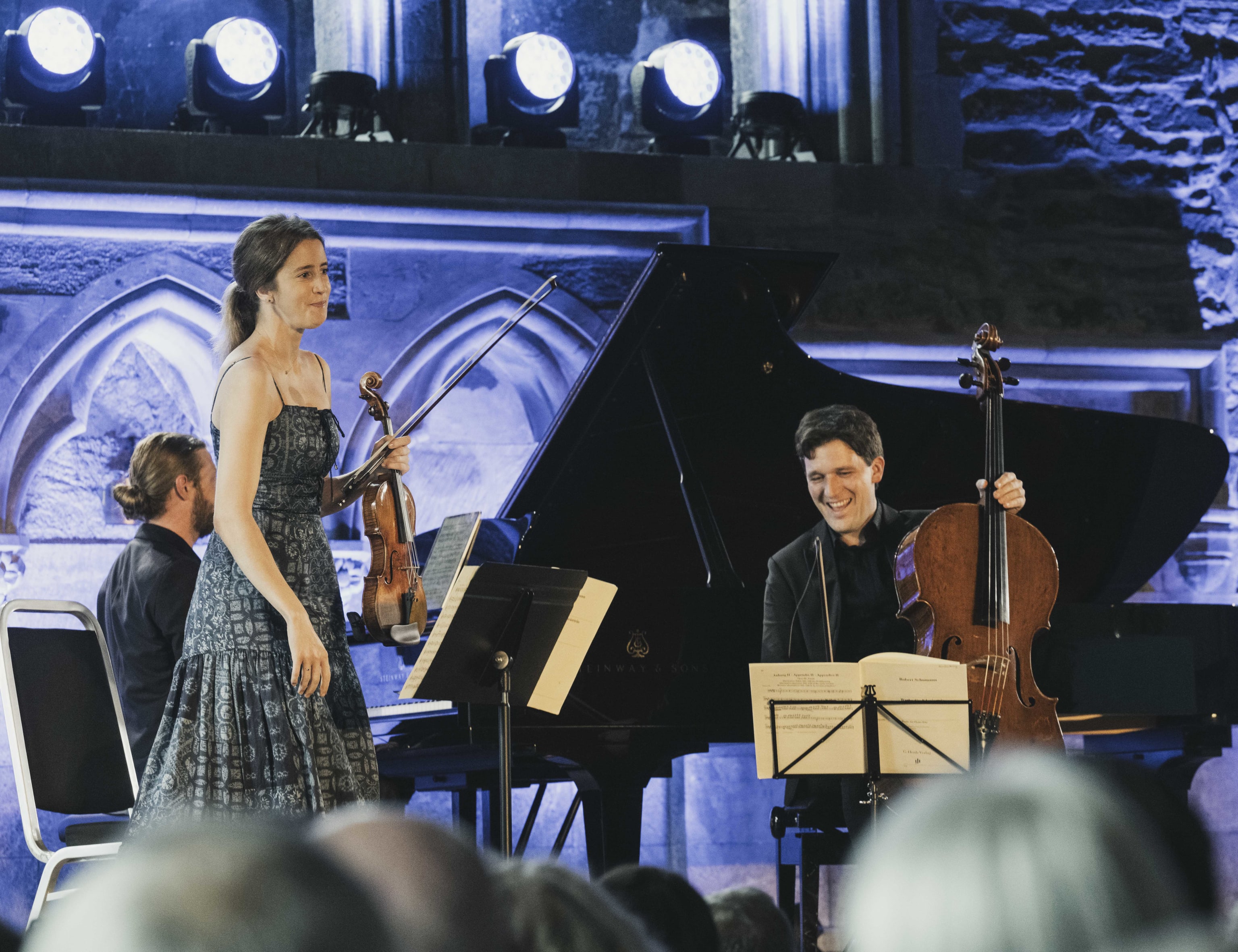 Vilde Frang m/Maximilian Hornung & Denis Kozhukhin. Foto: Thor Brødreskift